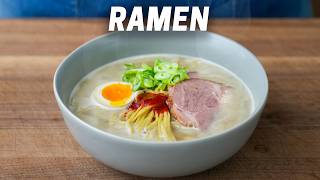 Rich and Creamy Tonkotsu Ramen with Noodle Recipe [upl. by Zetana486]