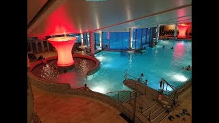 Therme Laa in der Nacht Termální lázně Laa v noci [upl. by Llertnov]