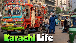 🇵🇰 Streets of Karachi  City Walking Tour Karachi Pakistan  Sadar Bazaar [upl. by Ostler248]