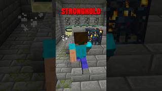 Who Made The Stronghold in Minecraft   minecraftmysteries minecraftshorts minecrafttheories [upl. by Amathiste]