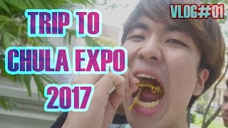 TRIP TO CHULA EXPO 2017 VLOG01 เกาหลีไปมหาลัยจุฬาลงกรณ์ Kyutae Oppa [upl. by Ataymik172]