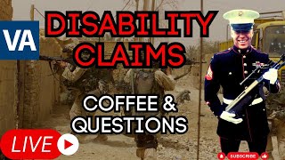 LIVE Veterans QampA Disability Claim Process va compensation veteran benefits [upl. by Ullyot]