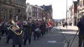 Yorkshire Regiment Wakefield Freedom march 24 [upl. by Yadnus]