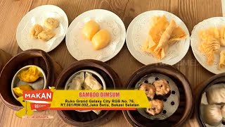 Hayomi Rinjani Jajan Bamboo Dimsum  MAKAN RECEH 031221 [upl. by Mela]