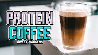 PROTEIN Kaffee Rezept für morgens nach dem Aufstehen  Fitness Rezepte zum Abnehmen und Muskelaufbau [upl. by Kushner]