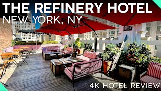 The Refinery Hotel Review【4K】Historic New York City Hotel [upl. by Oiram]