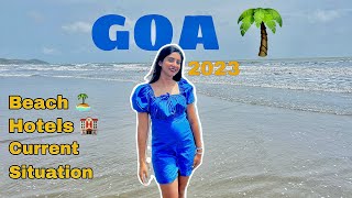 Goa Vlog 2023🌴  Exploring beaches  Shopping with FAMILY 🧿 [upl. by Ocsecnarf]