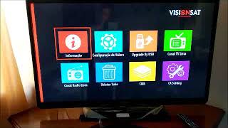 Como Atualizar Visionsat Space HD Atualização v149  10042019 [upl. by Willabella82]