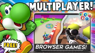 Top 10 Best FREE Multiplayer BROWSER GAMES to Play with Friends NO DOWNLOAD [upl. by Corney]