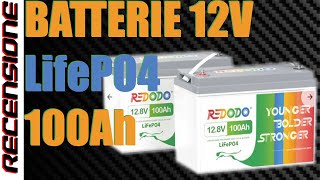 Iniziamo con le batterie RECENSIONE Redodo Litio LifePO4 12v 100Ah 128kKWh [upl. by Elnukeda]