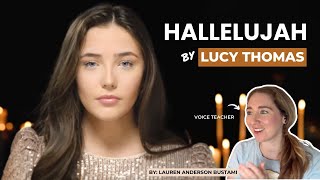 Voice Teacher Reacts to Hallelujah by Lucy Thomas [upl. by Robby88]