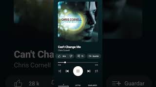 CHRIS CORNELL Cant Change Me chriscornell [upl. by Neellok748]