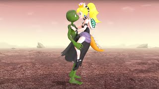 Dame tu Cosita kiss Bowsette [upl. by Nazarius]