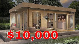 Inside a 10000 Tiny House  Best Tiny House Kits [upl. by Aidam]