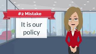 Top 5 Terrible mistakes we make in customer service [upl. by Remy]