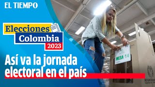 EN VIVO Elecciones 2023 siga en vivo la jornada electoral en cada ciudad de Colombia  El Tiempo [upl. by Adrian]