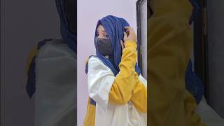 Beautiful hijab tutorial Full coverageshortsyoutubeshorts youtube trendinghijabfashiontrends [upl. by Gomez]