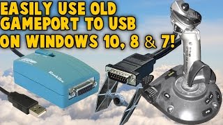 Use Old Gameport Joystick on Windows 11 10 8 amp 7  Gameport to USB Nest  Retro Joystick Controllers [upl. by Cacilia157]