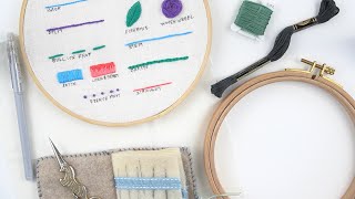 How to Embroider by Hand for Beginners [upl. by Stoller]