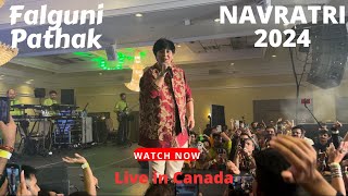 Falguni Pathak Garba In Canada  Navratri 2024  Falguni Live Performance [upl. by Salvador935]