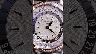 Patek Philippe Complications World Time Automatic Diamond Ladies Watch 7130R013 [upl. by Aitahs788]