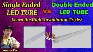 Single Ended vs Double Ended LED Tube Alamin ang Tamang Installation Tricks [upl. by Ayocal41]