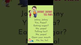 Jhony Jhony Yes Papa  CoComelon Nursery Rhymes and Kids Songs shorts ytshorts jhonyjhony kids [upl. by Pitzer538]