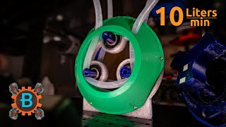 Building a HighFlow Peristaltic Pump 3D Printed amp 10 LitersMinute [upl. by Notsgnik]