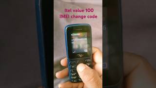 Itel value 100 IMEI change code [upl. by Mirelle]