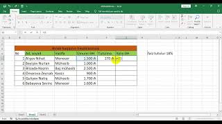 excel Əmək haqqı hesablanması Excel dərsləri [upl. by Oiragelo]