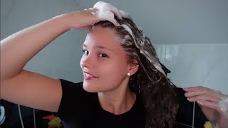 ASMR Foamy Hair Shampooing Custom Video [upl. by Alric584]