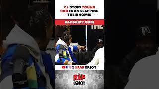 TI intervenes as Dro threatens to put hands on his homie Lets talk about ityoungdro ti [upl. by Plotkin]