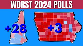 The WORST 2024 Presidential Polling Misses [upl. by Horatius430]