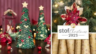 New Arrival Stof Christmas 2023  Shabby Fabrics [upl. by Den215]