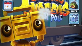 Subway Surfers North Pole Boombot Gameplay [upl. by Asserrac]