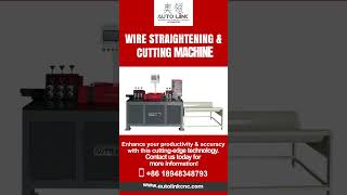 Wire Straightening and Cutting Machine – Revolutionize Your Wire Processing [upl. by Ahsille106]