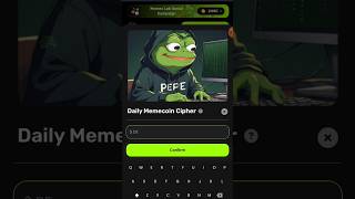 Memes Lab  Daily Cipher  Code amp Tips Today  2829 October [upl. by Rianna]