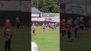 Kingston vs Sunbright 2024 Snax with a touchdown football peeweefootball snaxattax [upl. by Beatrisa]