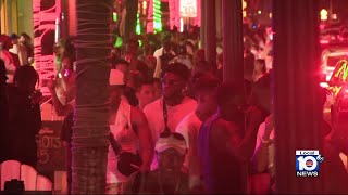 Spring Break going strong in Fort Lauderdale after Miami Beach efforts to calm crowds [upl. by Bourgeois]