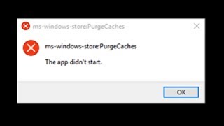 2024 fix quotmswindowsstorePurgeCaches The App didnt startquot [upl. by Amikat413]