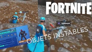 FORTNITE  Consommer des objets instables ayant des effets différents [upl. by Eemaj]