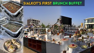 First Time Brunch Buffet in Sialkot  GREEN APPLE FAMILY RESTAURANT Sialkot Plus [upl. by Yerok]