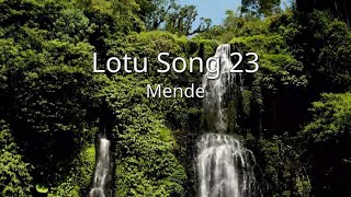 Mende  Lotu Song 23 sim [upl. by Kessel]