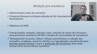 Medicação préanestésica [upl. by Eleaffar]