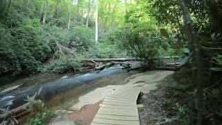 Virtual Treadmill Walking  Trail with Rivers and Waterfalls  Table Rock State Park [upl. by Trella]