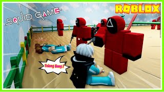 BANG CUPU DAN MIKOCIL PART 2 SUPER PARAH GARAGARA KUKIS AKU UFF DI SQUID GAME ROBLOX MIKOCIL [upl. by Lleryt]