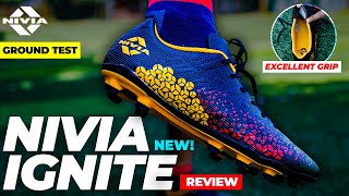 For Every Football Player   New Nivia Ignite Football Shoes Review [upl. by Nomannic305]