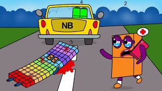 numberblocks 70 dead  fanmade coloring story numberblocks [upl. by Aneleairam]