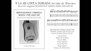 Y la mi cinta dorada by Luis de Narváez vihuela solo arranged for guitar [upl. by Berfield]