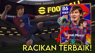 RACIKAN TERBAIK PACK MESSI TERBARU 2025  RATINGNYA SAMPE 105  eFootball Mobile 2025 [upl. by Thorin]